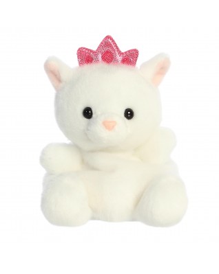 White Princess Bear Plush - Pocket Size - White 5 Inch - Plush Buddy